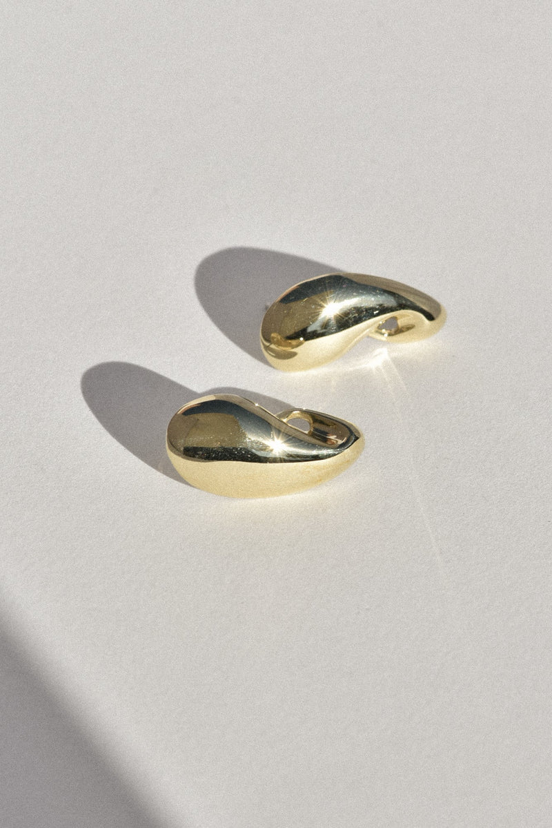 Brass Lyric Studs