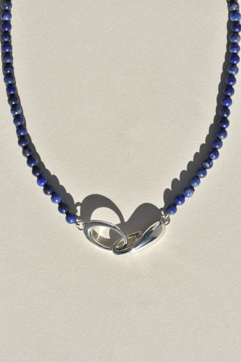 Sterling Silver Lapis Choker