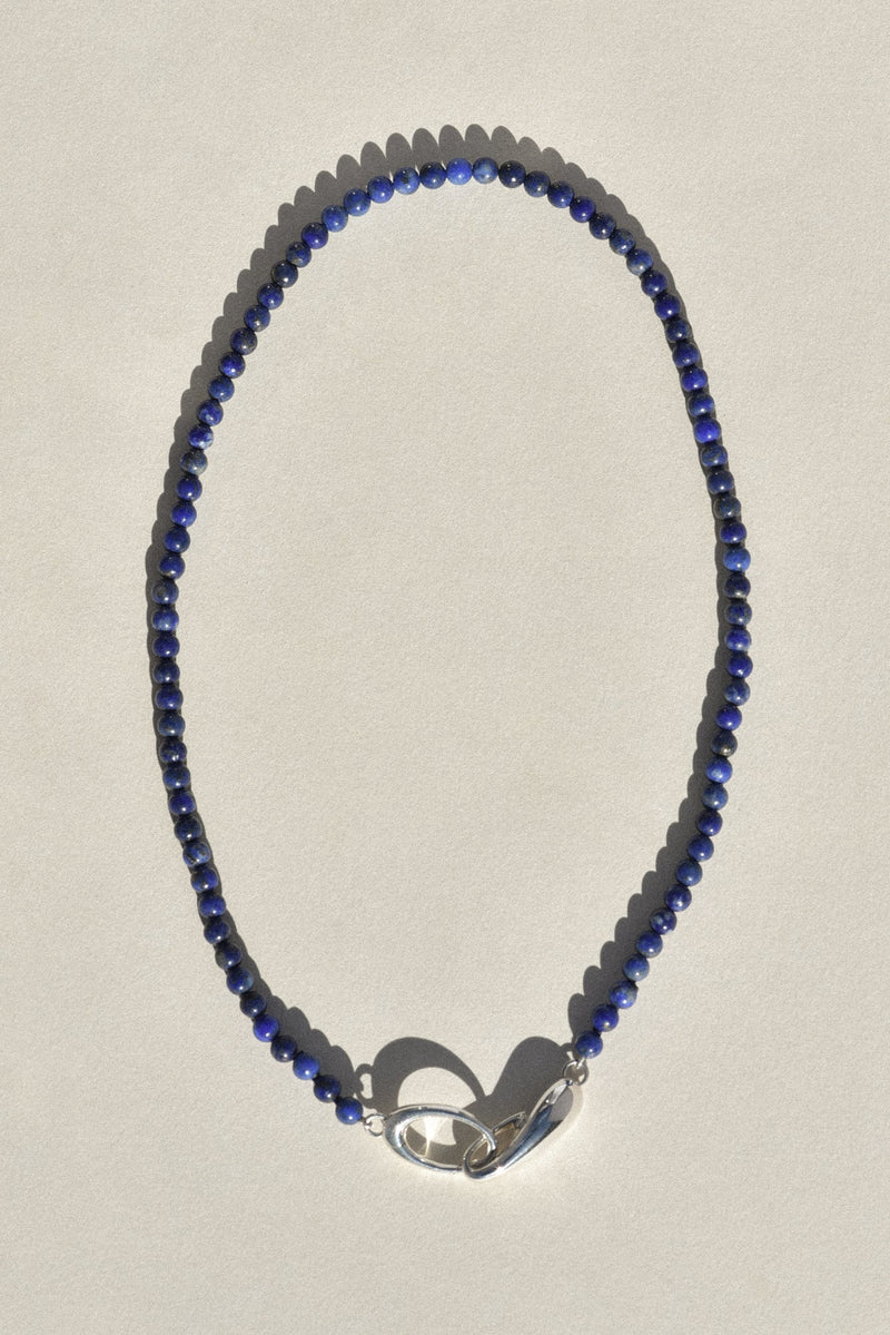 Sterling Silver Lapis Choker