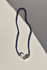 Sterling Silver Lapis Choker