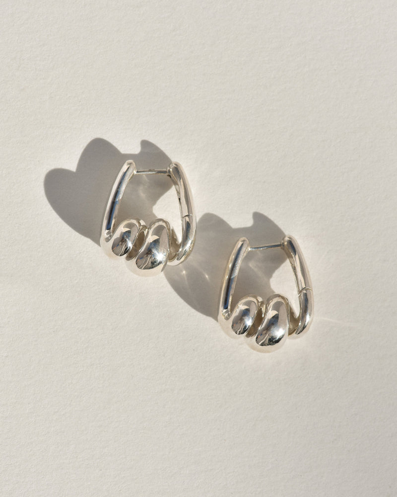 Créoles Lucia en argent sterling