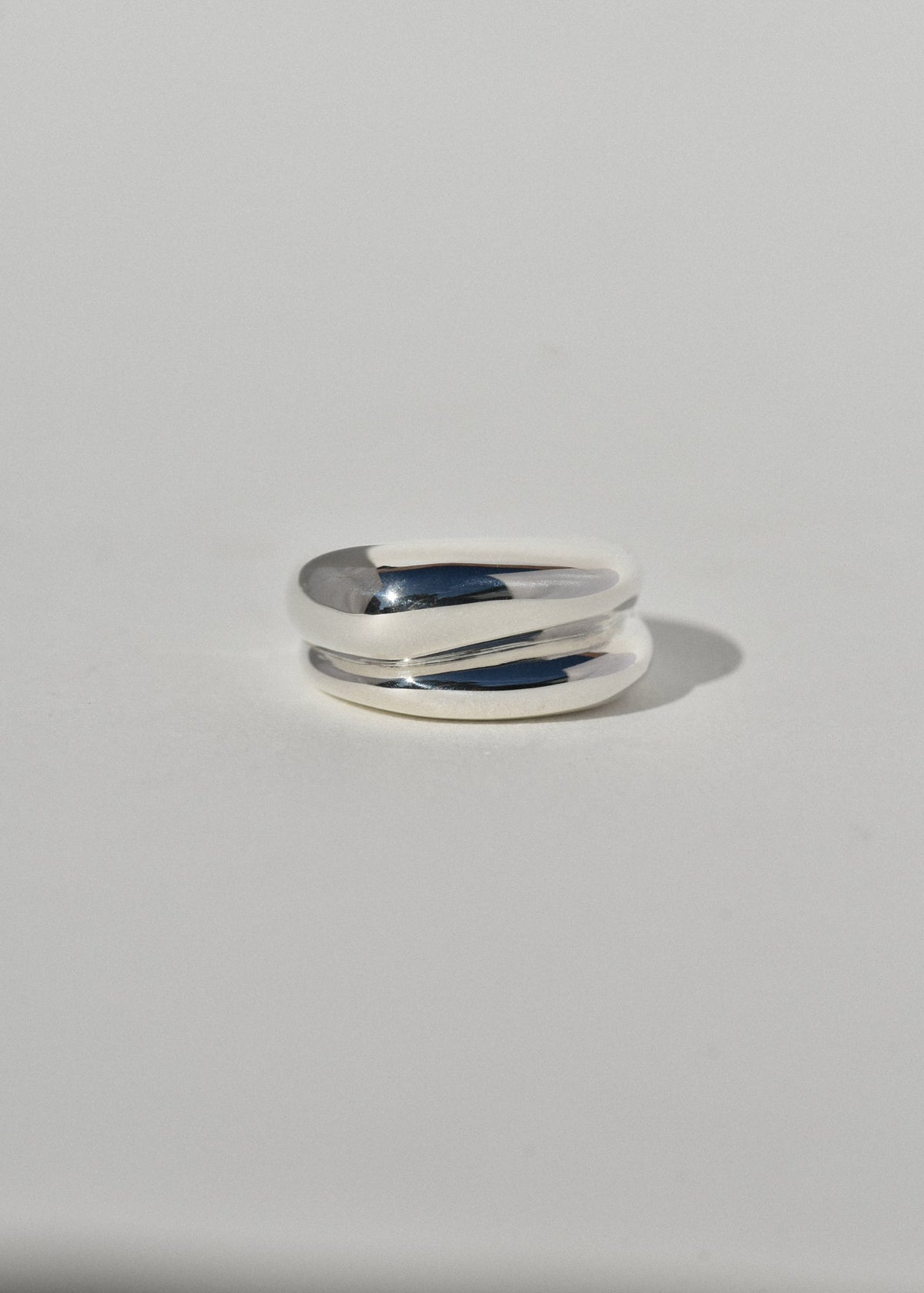 Leigh Miller White Bronze Grande Barrette Sterling_Silver_Sea_Stone_Pend  main image 3