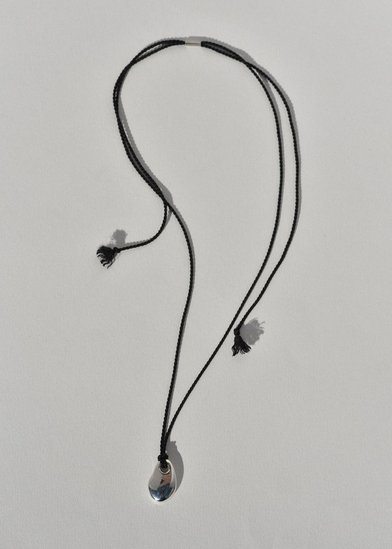 Leigh Miller Sea Stone Pendant Necklace on Silk Cord
