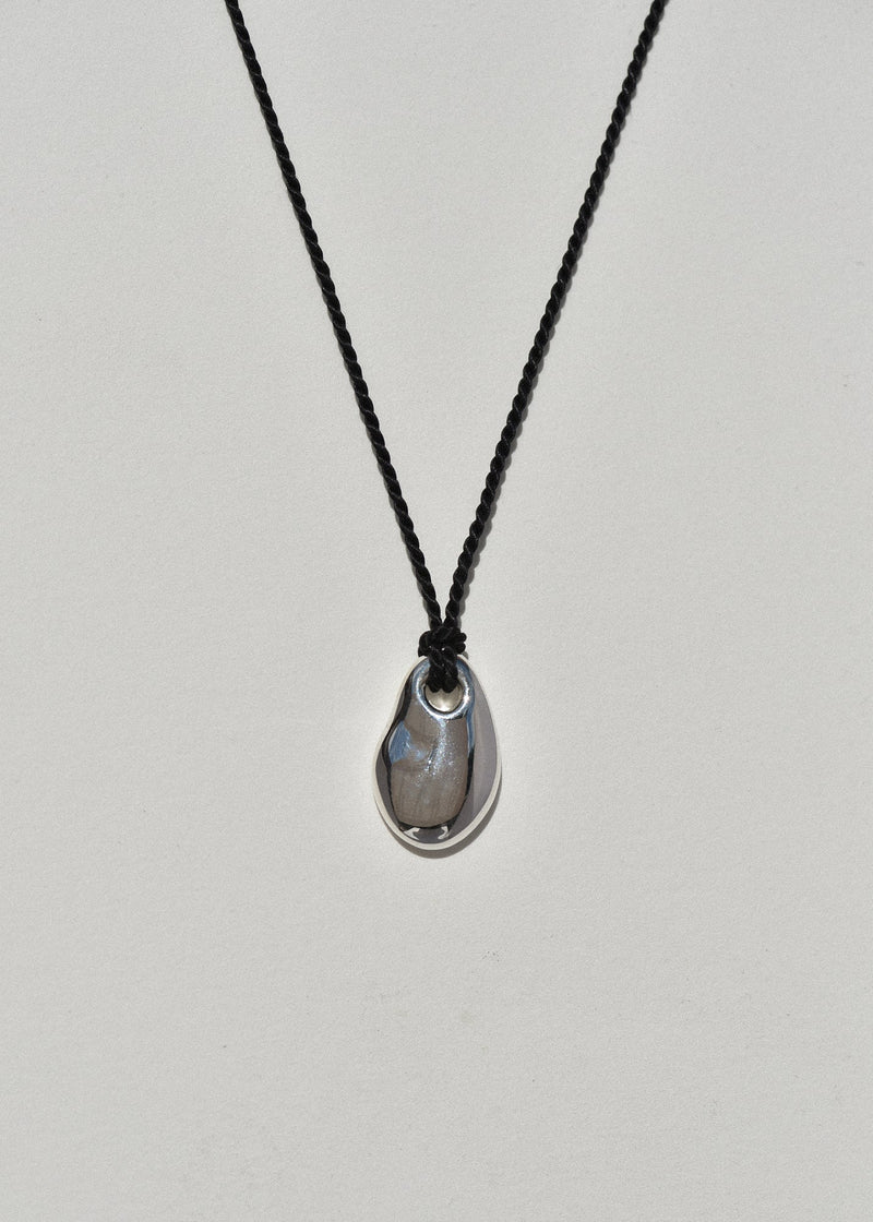 Leigh Miller Sea Stone Pendant on Silk Cord