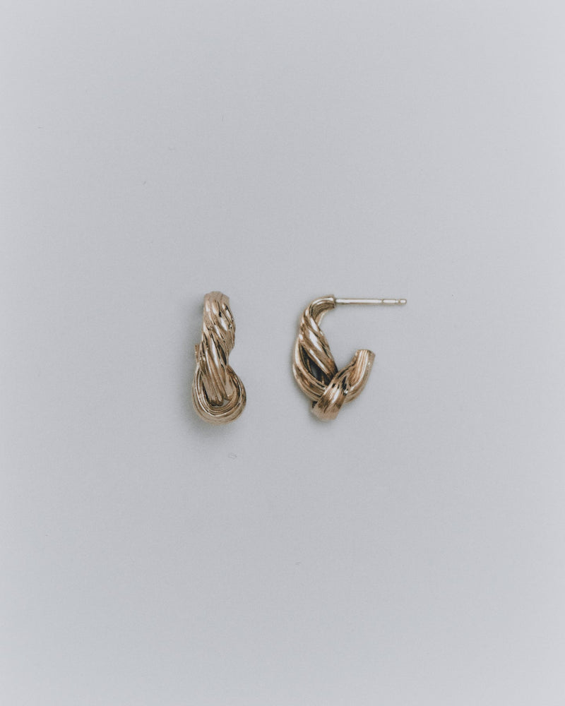 Entwined Hoops in 14k Gold