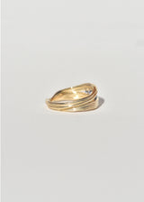 Yogo Sapphire Ligne Ring in 14k Gold