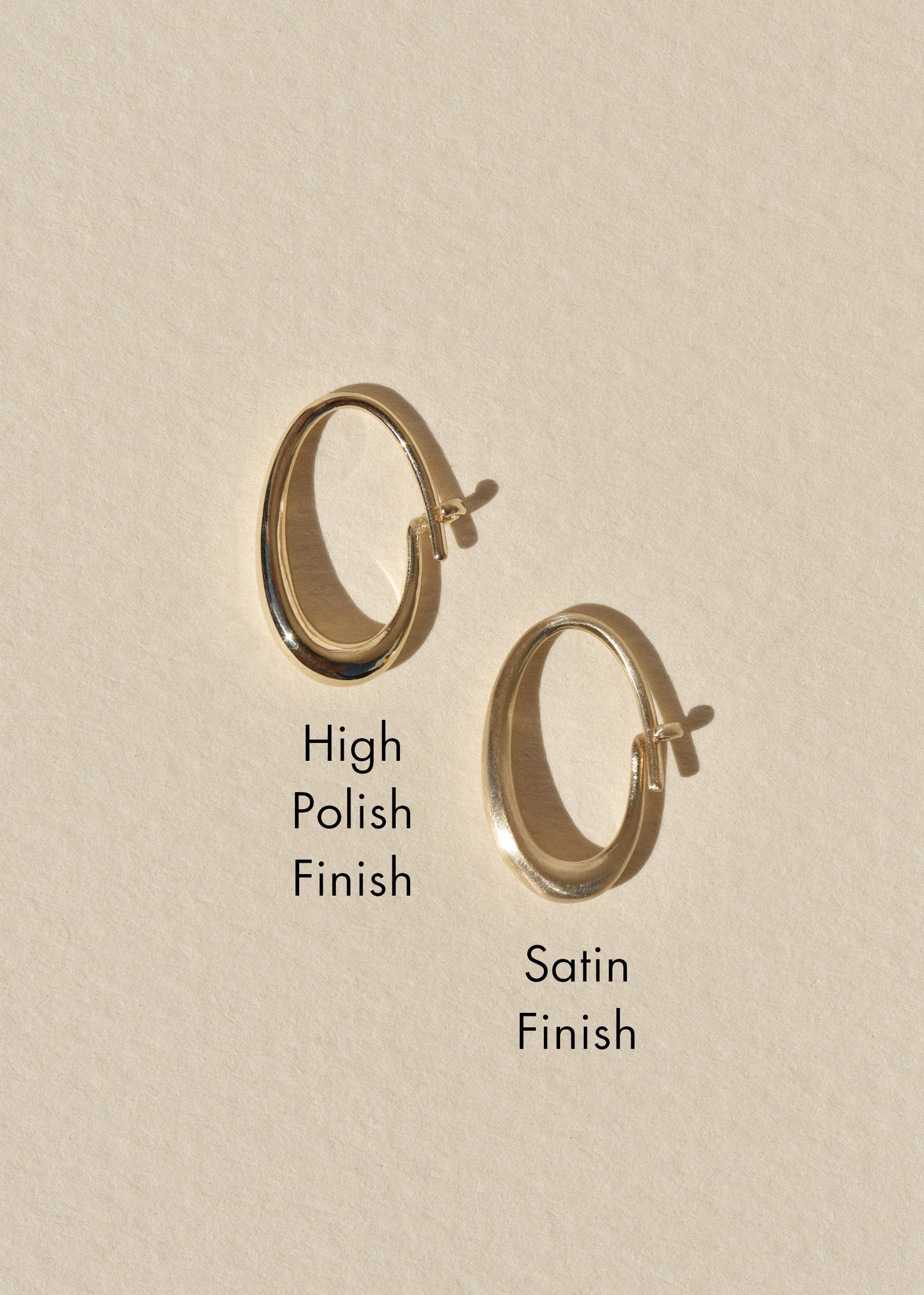 Medium Oval Sempre Hoop in 14k Yellow Gold – Leigh Miller
