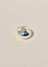 anillo de burbujas de plata esterlina