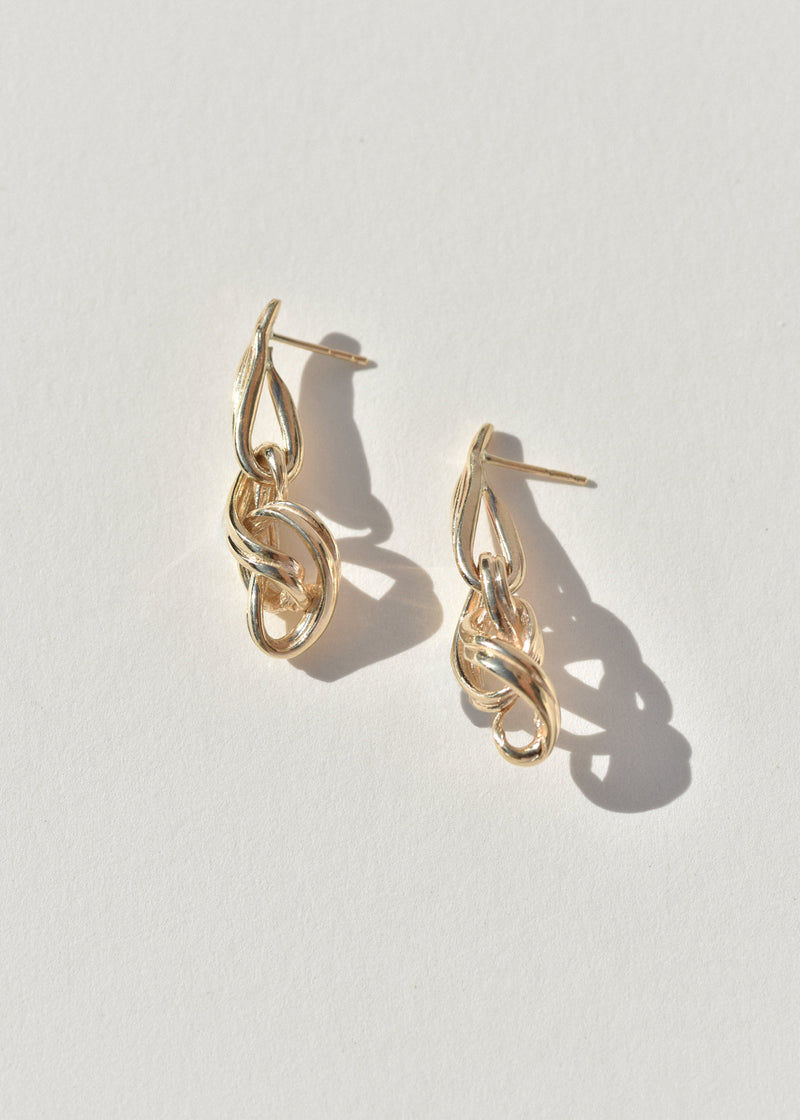 Vigne Earrings in 14k Gold