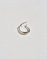 Small Round Sempre Hoop in 14k White Gold