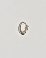 Small Oval Sempre Hoop in 14k White Gold