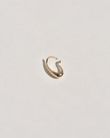 Small Oval Sempre Hoop in 14k Yellow Gold