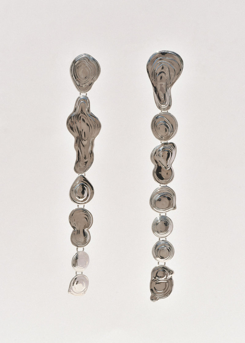 Sterling Silver Long Drip Earrings