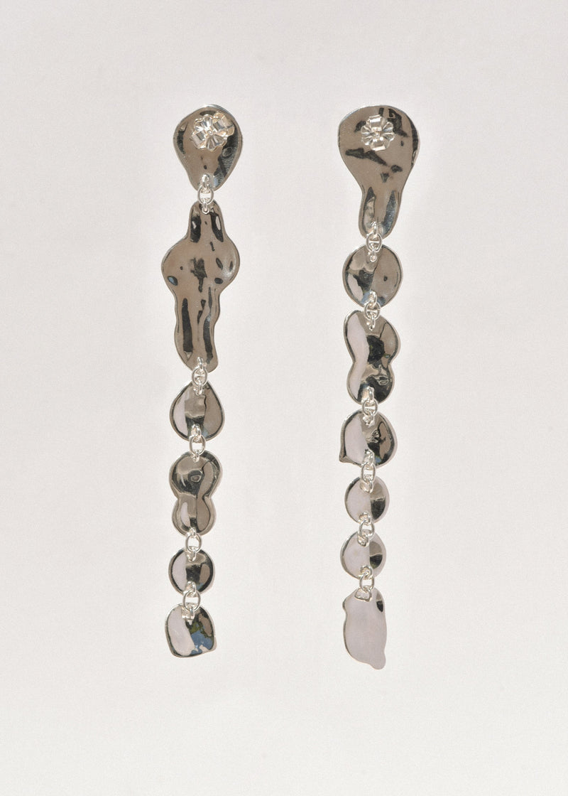 Sterling Silver Long Drip Earrings