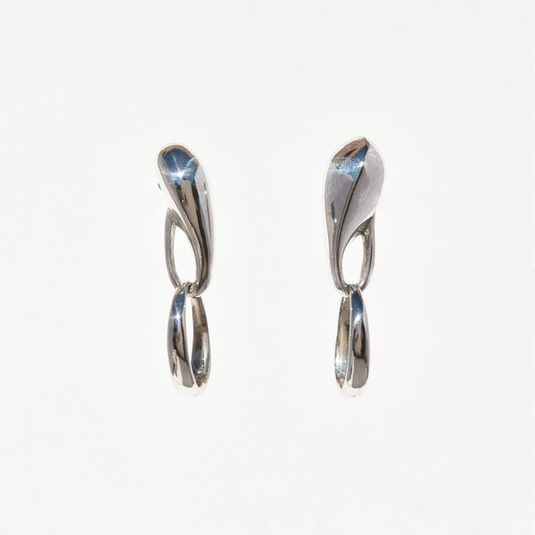 SterlingSilverLoopHoopsEarring