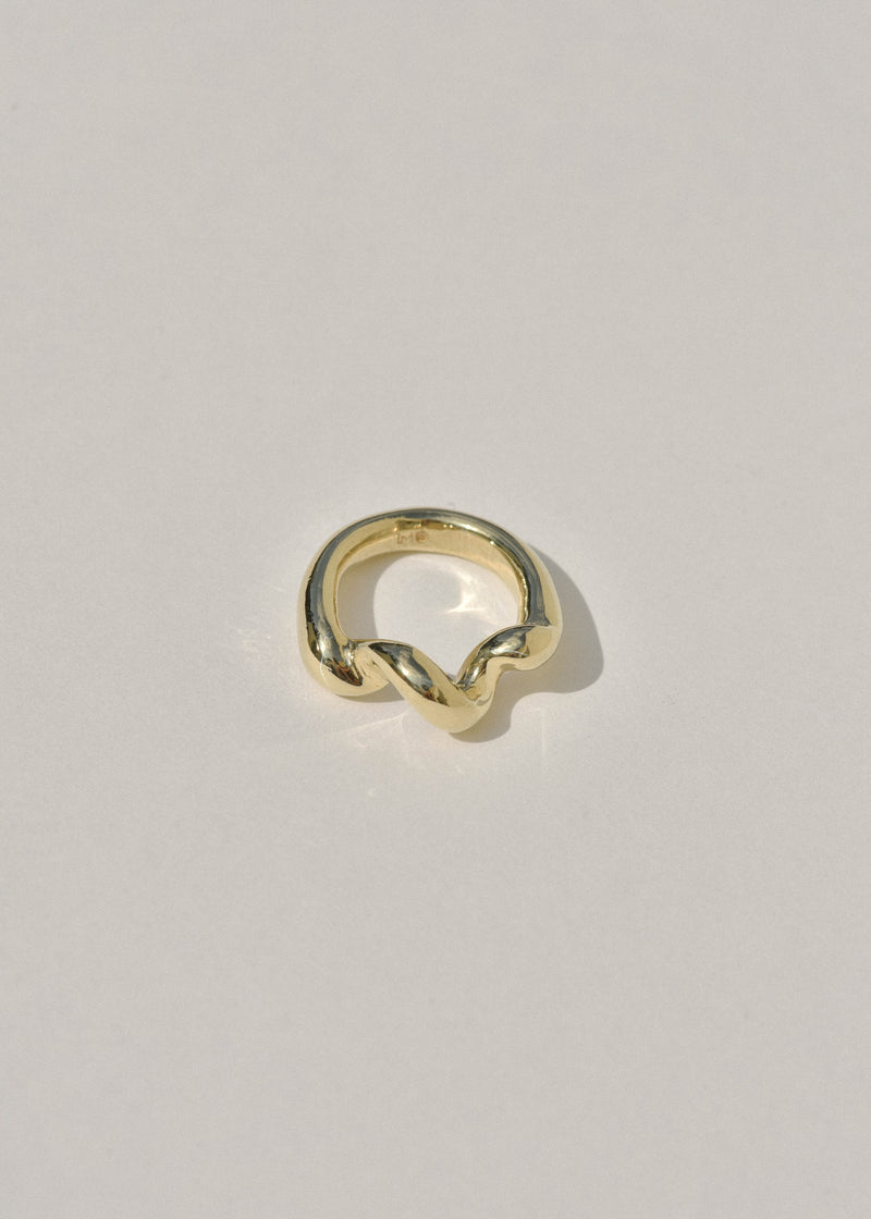 Leigh Miller Rings Brass Corkscrew Ring