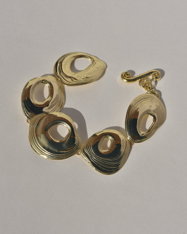 Brass Whirlpool Bracelet