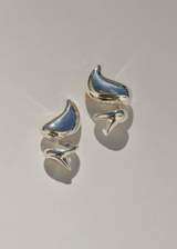 Sterling Silver Dollop Studs