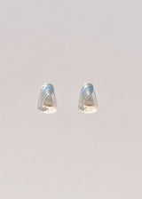 Leigh Miller Earrings Sterling Silver Mini Piana Hoops