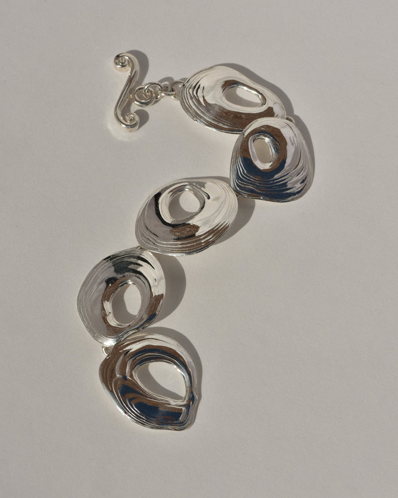 Whirlpool-Armband aus Sterlingsilber