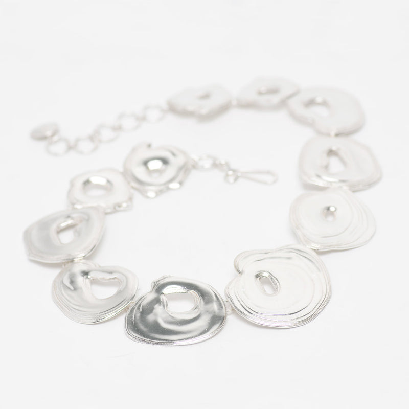 Whirlpool-Halskette aus Sterlingsilber